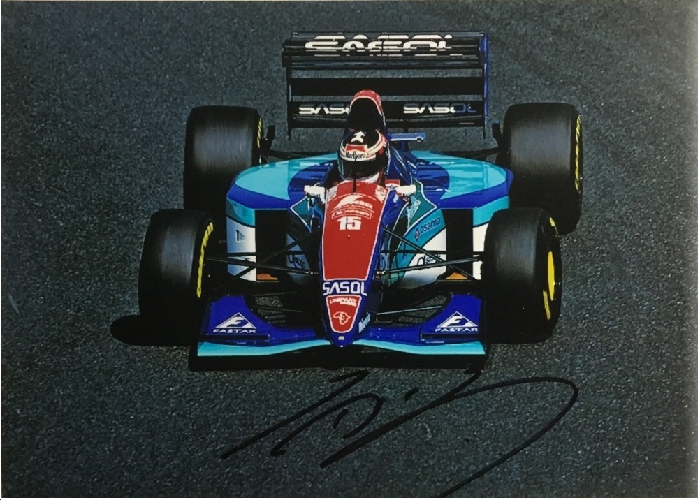 GPコレクションホビー館 ｜ JORDAN 194 AGURI SIGNED PHOTO PACIFIC GP